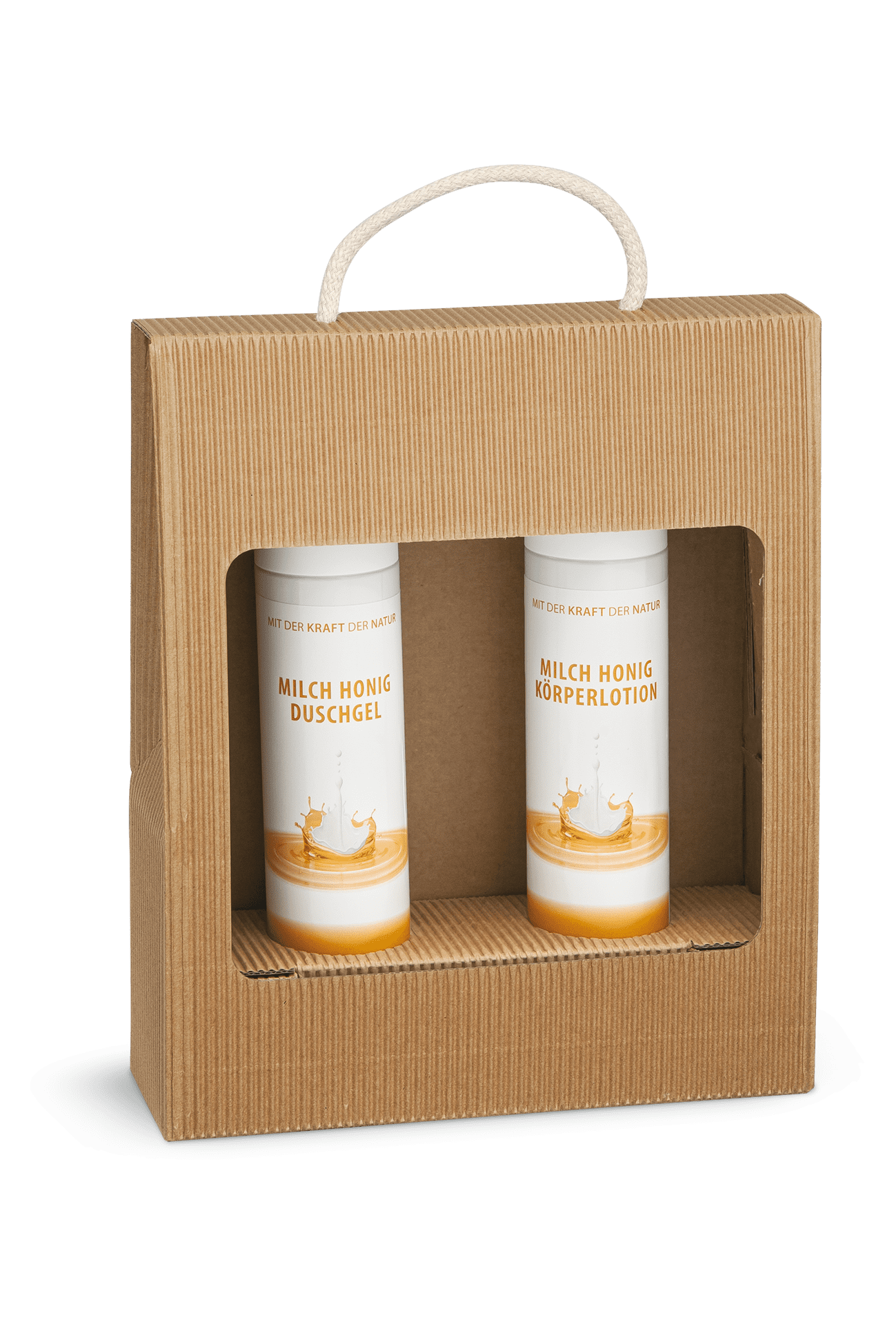 Geschenkkarton Milch Honig