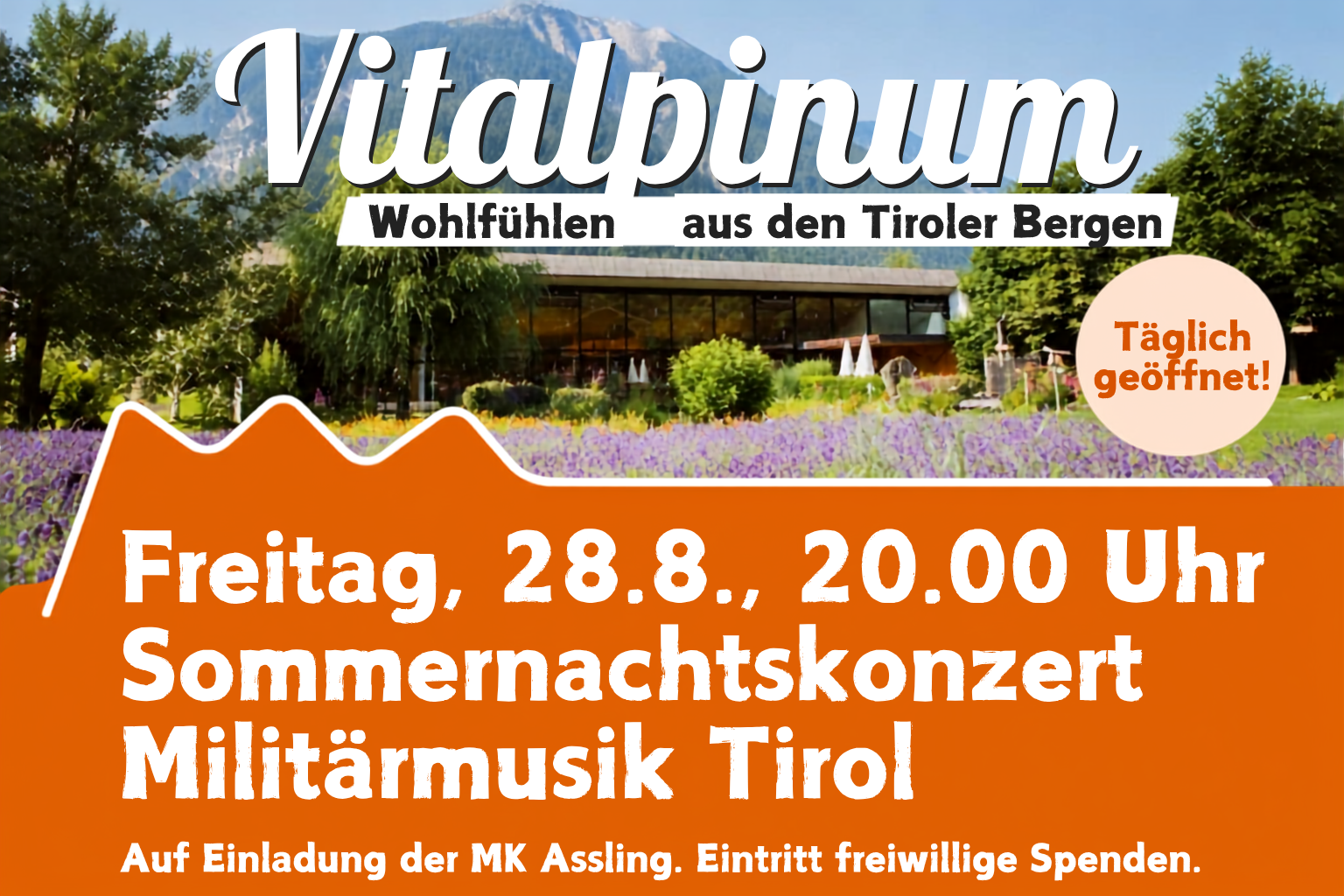 Sommernachtskonzert der Militärmusik Tirol
